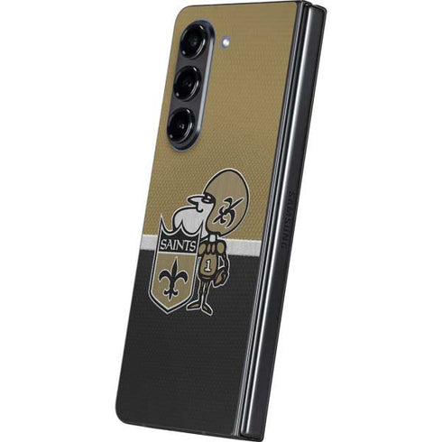 NFL New Orleans Saints Vintage Galaxy Z Fold5 5G Skin